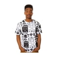 thumbnail image 1 of Crooks & Castles Mens The Shriners Graphic T-Shirt, White, Small, 1 of 4