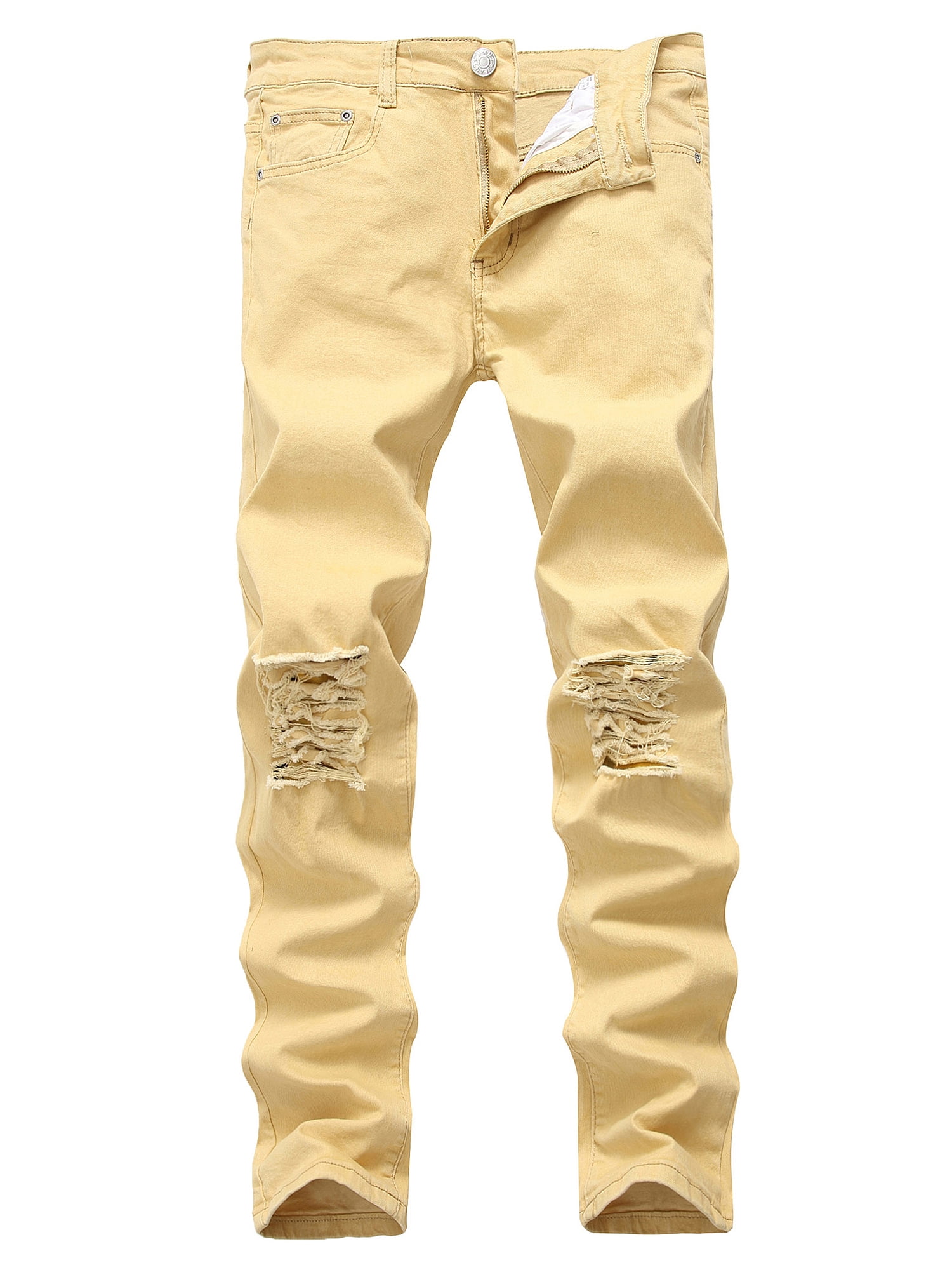 biker jeans khaki