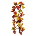 thumbnail image 2 of Autumn Maple Leaf Berry Pumpkin Garland Window Wicker Decoration Door Hang, 2 of 2