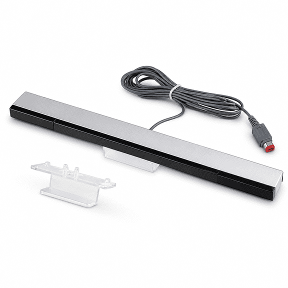Wired Infrared Sensor Bar for Nintendo Wii/Wii U,Black