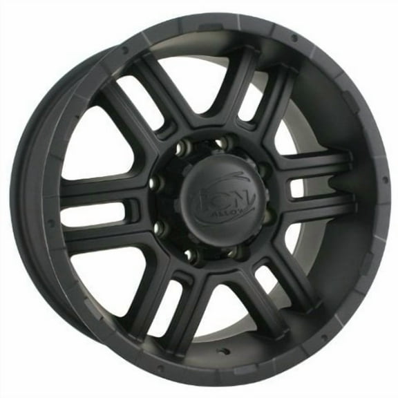18x9 Ion 179 Matte Black Wheel 8x6.5 (12mm)