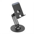 thumbnail image 1 of Soporte de Escritorio Metálico Giratorio de 360° para Teléfono Móvil, Tableta, Teléfono Inteligente, Mesa Ajustable., 1 of 5