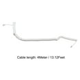Uxcell 4P4C 13.12 Feet Coiled Landline Telephone Handset Cord for Home