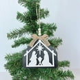thumbnail image 5 of HOMBOTI Christmas Ornaments Clearance Nativity Scene Religious Wooden Layered Crafts Hanging Decorations Christmas Tree Decoration Hangings, 5 of 6