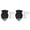 Black, variant on YAHHU 2PCS Acrylic Sword Holder Wall Mounted Rack for Martial Arts Weapons, Vertical Display Stand for Axes, Daggers, Katana and Collectibles, Black (15x9.5cm / 5.9x3.7 inches)