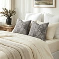 thumbnail image 3 of decorUhome Throw Pillow Covers 18x18 inch Decorative Pillow Covers for Couch Sofa Floral Pillowcase Indoor and Outdoor (Taupe), 3 of 10