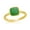 8mm - Cushion, variant on 8mm Cushion Natural Jade Stone Solitaire Ring Silver/14K Gold Plated Sterling Silver Jewelry for Women or Teens (Size 7)