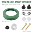 thumbnail image 5 of 2 Packs Toilet Tank to Bowl Coupling Kit,AS738756-0070A for 3IN Toilet Tank Gasket for Most Flush Valve Opening Tanks, 5 of 5