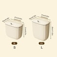 thumbnail image 5 of Space Saving Trash Bucket, Effective Prevention Waste Receptacle Under Sink Hangings Trash Can for Cupboard Counter Top, 5 of 18