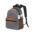 thumbnail image 2 of Lsque Mandala Classic Casual Backpack - Large Capacity Water-Resistant Backpack for School, Work, Travel, and Outdoor Activities, 2 of 8