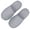 S Grey*, variant on Foldable Unisex Stripe Print Non-Slip Thicken Outdoor Hotel Travel Slippers L Cyan