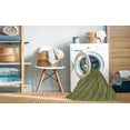 thumbnail image 2 of Ahgly Company Machine Washable Indoor Square Transitional Pistachio Green Area Rugs, 4' Square, 2 of 7
