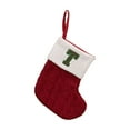 thumbnail image 2 of Riforla Mini Stockings with Initials Christmas Stockings with 26 Letters Christmas Decorations Red Knitted Letters Embroidered Christmas Stockings Hangs T 19.5x15.5cm, 2 of 4
