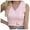 Pink, variant on HNMKIU Solid Knit Sweater Vest with Collar and Pocket Autumn Winter Sleeveless Pullover Casual Warm Fashion Top Sweater Vest for Women GY1,M