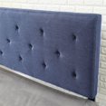 thumbnail image 4 of Hodedah King Size Upholstered Tufted Rectangular Headboard in Blue, 4 of 7