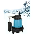 thumbnail image 2 of Little Giant 510803, Submersible Effluent Pump, 10 EC Series, Model 10EC-CIA-SFS, 1/2 HP, 115 Volts, 1 Phase, 1-1/2" FNPT Discharge, 67 GPM Max., 36 ft. Max. Head, Polypropylene Volute, 10 ft. Cord, 2 of 7