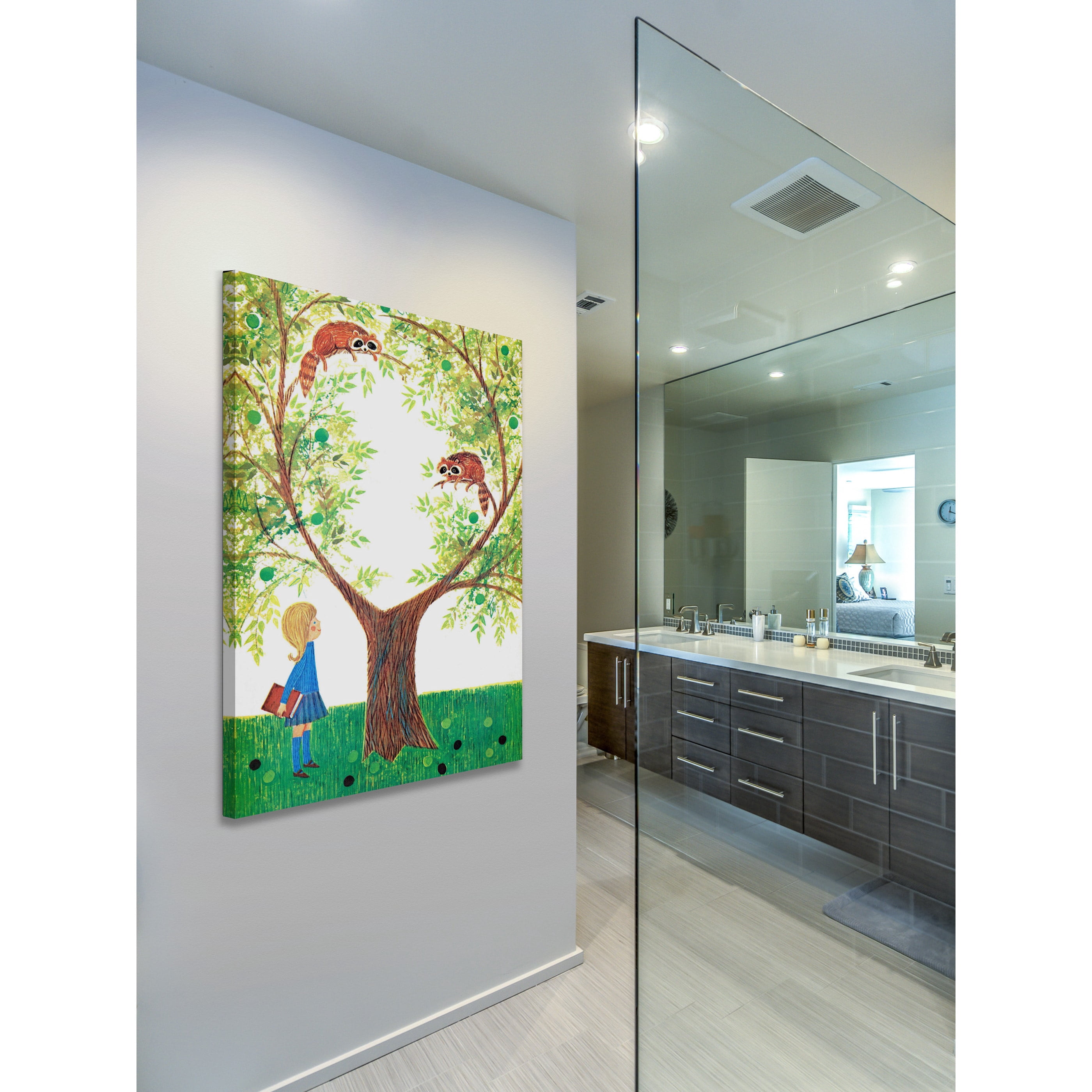 Marmont Hill "Red Pandas" by Curtis Painting Print on Canvas