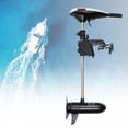 thumbnail image 3 of 45lb Thrust Electric Trolling Motor Transom Mounted Saltwater Trolling Motor for kayak Inflatable Boat,30" Shaft, 3 of 8