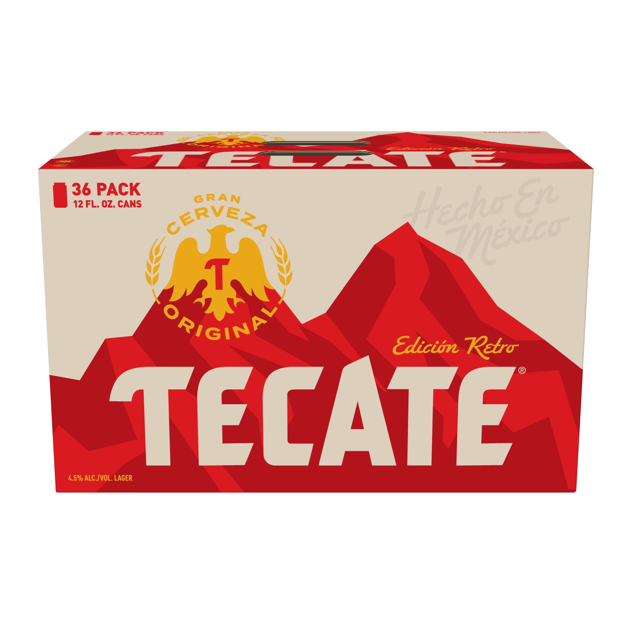 Tecate Original Mexican Lager Beer, 36 Pack, 12 fl oz Cans