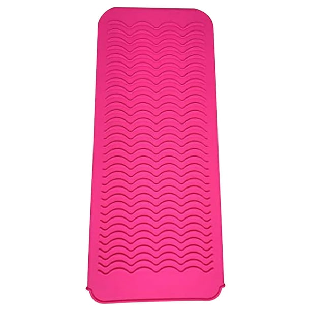Hot pad top for curling iron