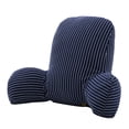 thumbnail image 4 of Cama de Lectura Almohada Sofá Cojín para Adultos Grid-Light Tiras-Azul Sunnimix Almohada de lectura, 4 of 4