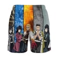 thumbnail image 5 of Demon Slayer Mens Swim Trunks with Compression Liner Board Shorts Quick Dry Swim Shorts Bathing Suits S, 5 of 8