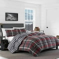 thumbnail image 2 of Eddie Bauer Home  Willow Collection  Bedding Set-Soft and Cozy, Reversible Plaid Comforter, King, Dark Grey King Dark Grey, 2 of 5