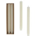 thumbnail image 1 of Creative Co-Op Hobnail Taper Candles in Box, Cream, Set of 2, 1 of 4