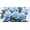 B Z Blue Rose Flower, variant on Italian Flag Colors Stripe Front License Plate for Car Designs Stainless License Plate Holder for Men Women Metal Aluminum Decorative Accessory Vanity Tag Standard 6 X 12 Inch (4 Holes)