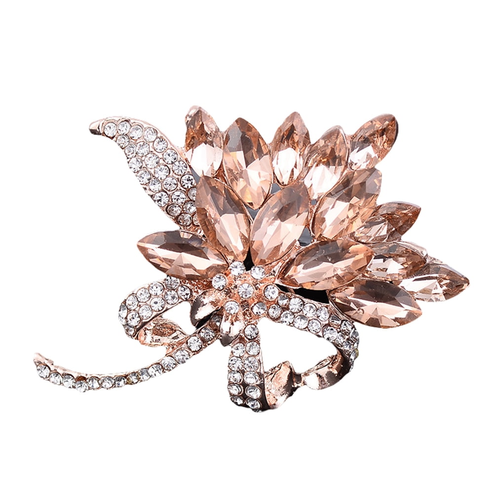 Vintage Alloy & Rhinestone Diamante Butterfly Brooch Broach Pin Wedding LC Vintage Alloy & Rhinestone Diamante Butterfly Brooch Broach Pin Wedding LC