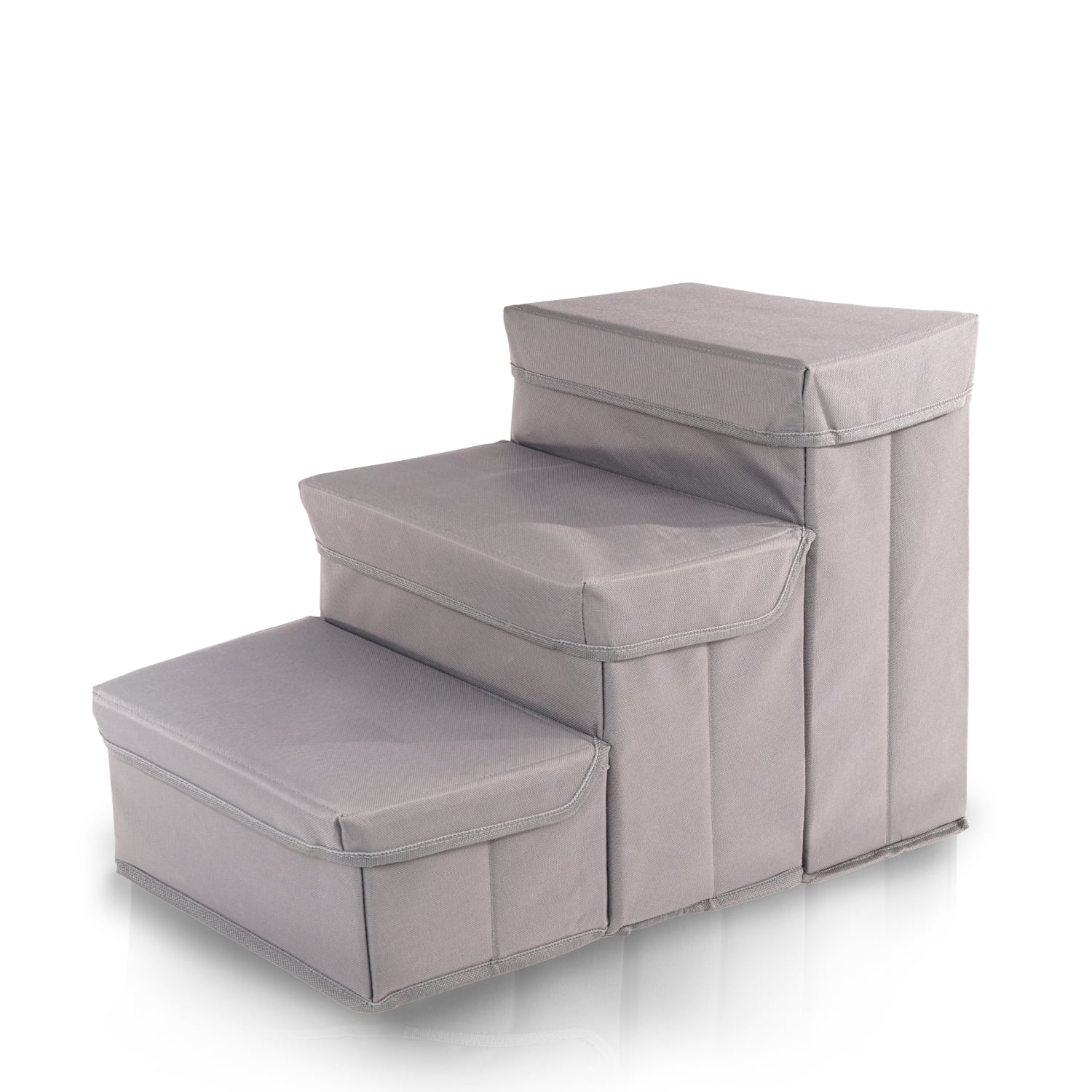 Precious Tails 3-Step Storage Foldable Dog Cat Pet Steps