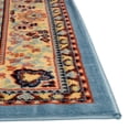 thumbnail image 6 of Rugs.com Amaya Collection Rug – 10 Ft Runner Light Blue Medium Rug Perfect For Hallways, Entryways, 6 of 7