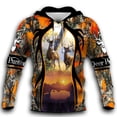 thumbnail image 3 of Sudadera con capucha de caza de ciervos para hombre y mujer, sudadera con capucha Harajuku con estampado 3D completo de caza de animales, sudadera con capucha informal de moda, envío directo, 3 of 5