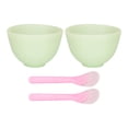 thumbnail image 1 of Juego de 2 aplicadores de mascarilla de silicona, lavables, reutilizables, suaves, flexibles, portátiles, para el cuidado de la piel, 1 of 15