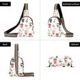 thumbnail image 7 of FORMRS Womens Crossbody Sling Bag Travel Daypack Shoulder Chest Backpack, Christmas Cups, 7 of 7