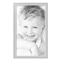 thumbnail image 2 of ArtToFrames 17" x 29" Metro Ice Silver Black Picture Frame, 17x29 inch Silver Wood Poster Frame (WOM-5247),  Pack, 2 of 7