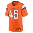 thumbnail image 2 of Men's Nike Nate Adkins  Orange Denver Broncos Team Game Jersey, 2 of 6