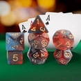 thumbnail image 4 of Juego de mesa familiar CUTICAT poliédrico acrílico de 7 piezas estrella dados poliédricos, 4 of 7