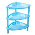 thumbnail image 2 of 3 Tier Shower Caddy Organizer Shelf Corner, Detachable Plastic Storage Rack, Countertop Shelf, Multifunctional Cosmetic Storage Holder Organizer for Bathroom Kitchen, 2 of 4