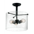 thumbnail image 2 of Nuvo Lighting - Bransel-3 Light Semi-Flush Mount in Transitional Style-11.75, 2 of 3