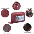 thumbnail image 4 of TAZAG women's small leather wallet, RFID blocking credit card holder wallet, 4 of 5