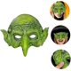 thumbnail image 2 of Bruja facial Cosplay Adultos YONGSHENG 2 piezas Diseño de regalo Accesorio de carnaval Regalos de terror para niños Verde, 2 of 5