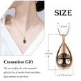 thumbnail image 3 of Tree of Life Urn Necklaces for Ashes Teardrop Cremation Necklace for Ashes, Urn Necklaces for Ashes for Women, Cremation Jewelry Locket Stainless Steel Keepsake, 3 of 7