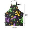 thumbnail image 2 of Kdxio Mardi Gras Carnival4 Apron with Pockets Adjustable Kitchen Aprons for Men Women Waterproof Aprons for Cooking,Drawing,Crafting, Baking Household Cleaning, 2 of 8