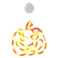 thumbnail image 1 of Calabaza Gato Con Ventosa Interior Habitación Puerta Fiesta Naranja Púrpura, 1 of 9