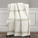 thumbnail image 1 of Farmhouse Stripe Throw Neutral Individual 50X60 Lush Decor 16T005567, 1 of 2