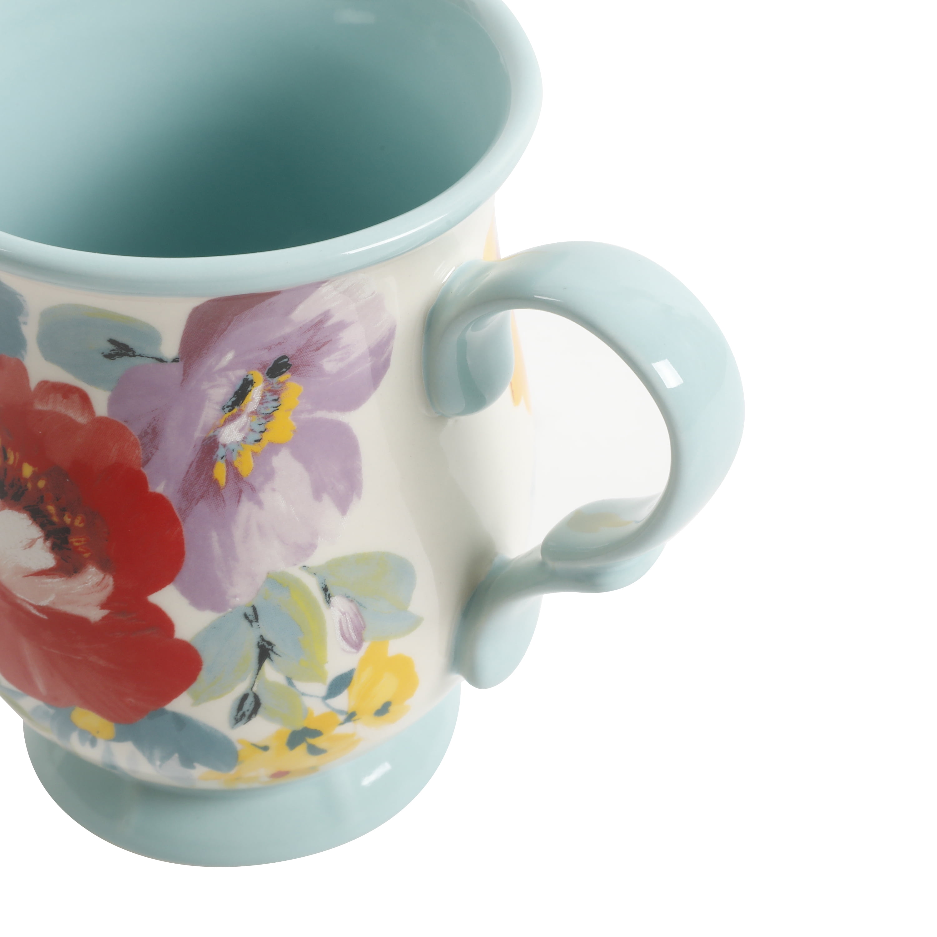 (2 pack) The Pioneer Woman Sweet Romance Multicolor Ceramic Mug