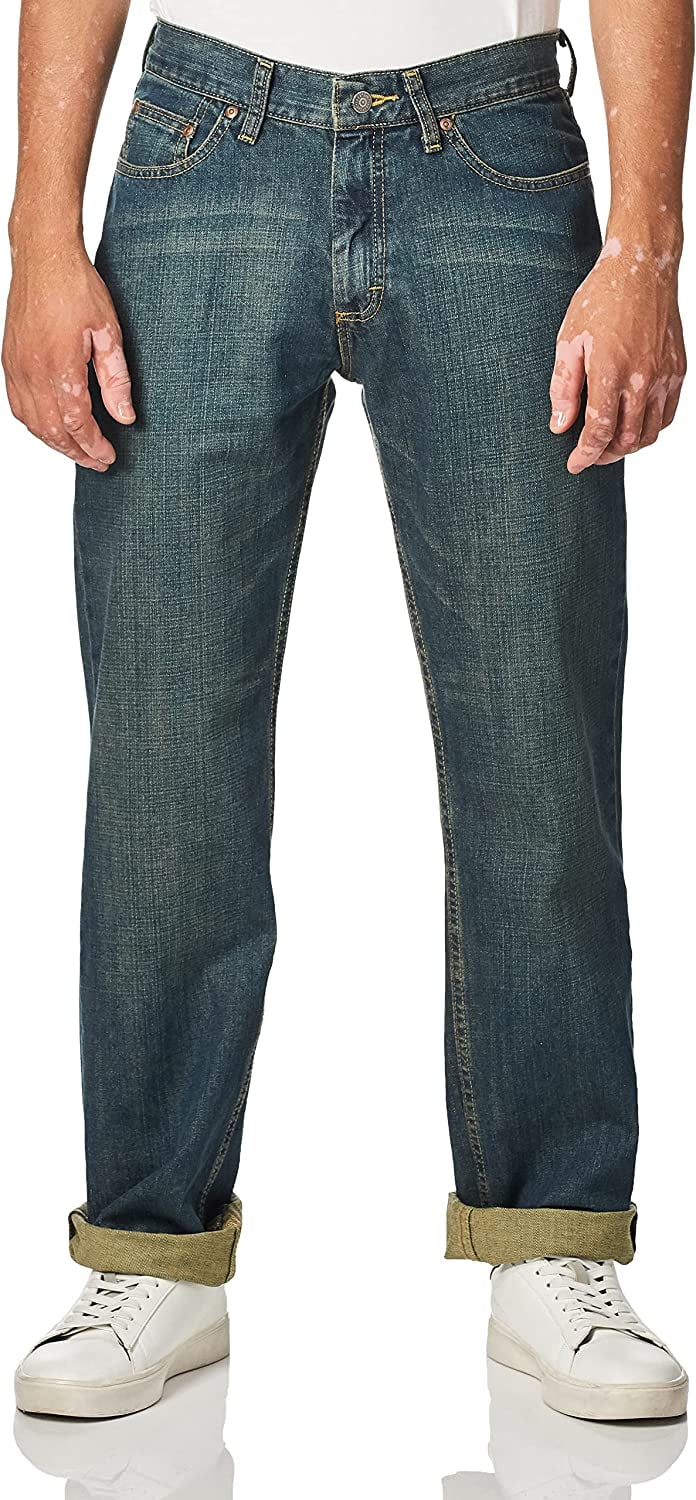 Mens Jeans 40X32 Relaxed Fit Straight Leg Pants 40 - Walmart.com