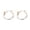 Rose Gold, variant on Pearl Fashion Chunky Twist Knot Thick Earrings Fashion Gold Plated Twist Knot Hoop Earrings (Silver,One Size)