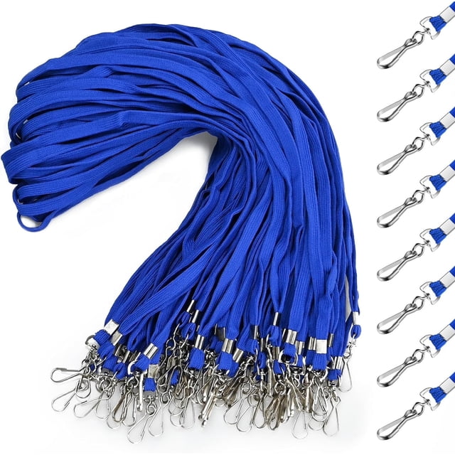 EcoNesxp 50 Badge Lanyards Flat Lanyards for ID Badges Bulk Lanyards with Swivel 50 Badge Lanyards Flat Lanyards for ID Badges Bulk Lanyards with Swivel J